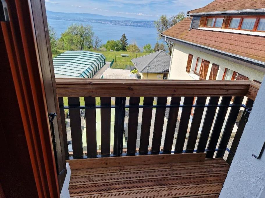 Le Garden - Ski - Vue Lac - Piscine - Parking - Evian - Thonon - 러그린 외부 사진