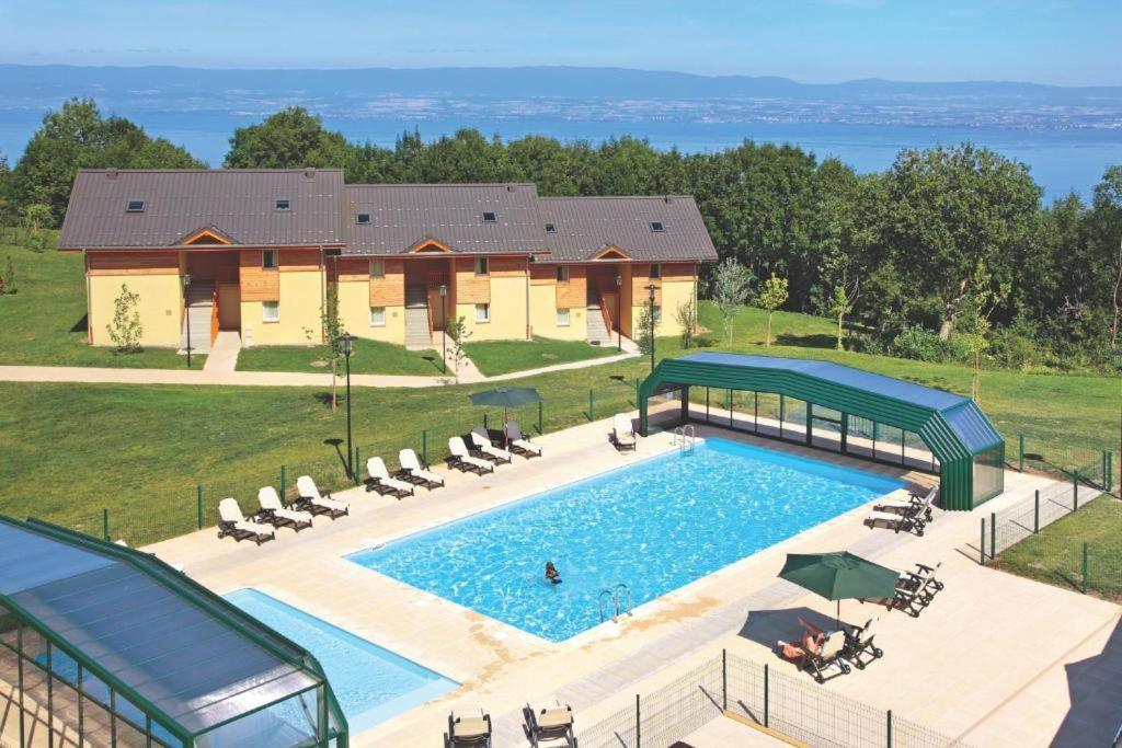 Le Garden - Ski - Vue Lac - Piscine - Parking - Evian - Thonon - 러그린 외부 사진